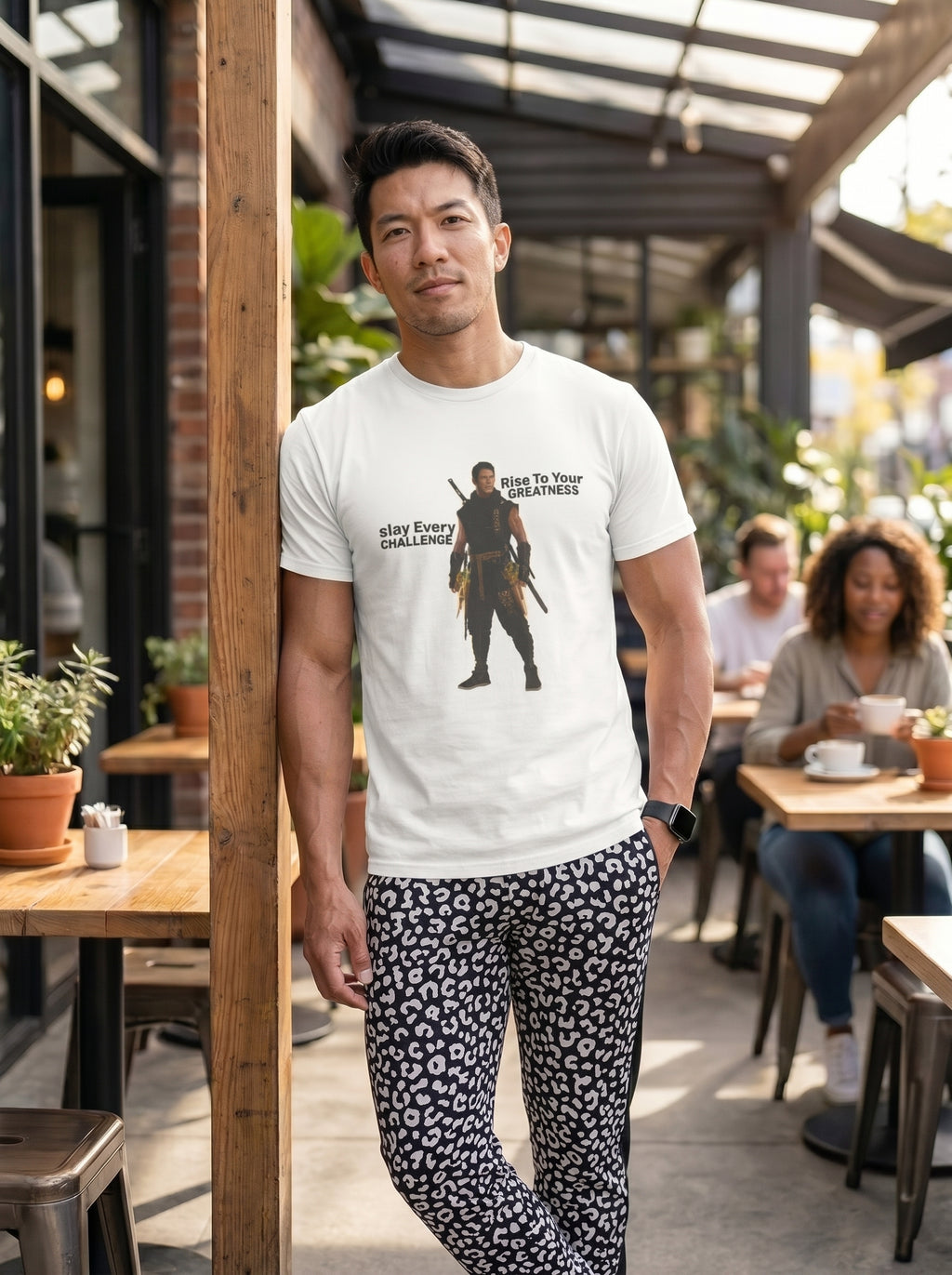 Anime Warrior Graphic Tee